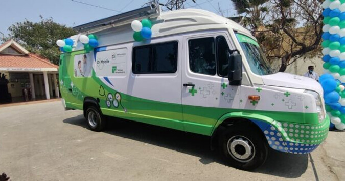 AM Foundation launches “Dr Mobile”, a mobile medical clinic under the CSR initiative from Tamilnadu Petroproducts